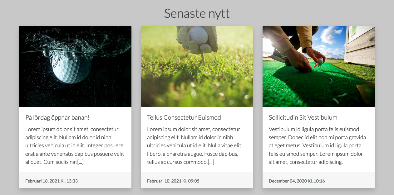 Senaste Nyheter