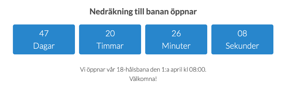 Exempel på hur blocket kan se ut